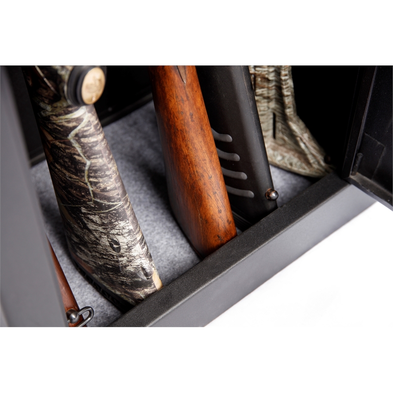 American Furniture Classics Model 901 5 Gun Metal Security Cabinet