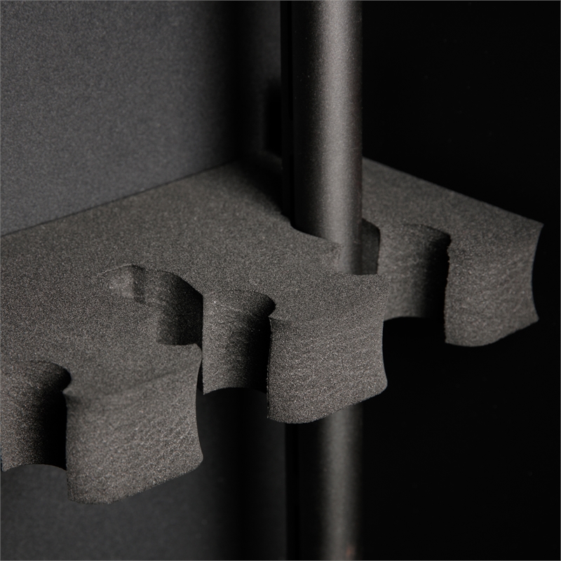 American Furniture Classics Model 906 5 Gun Metal Security Cabinet