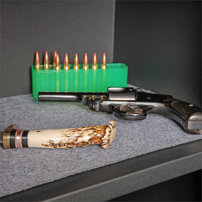 American Furniture Classics Model 906 5 Gun Metal Security Cabinet