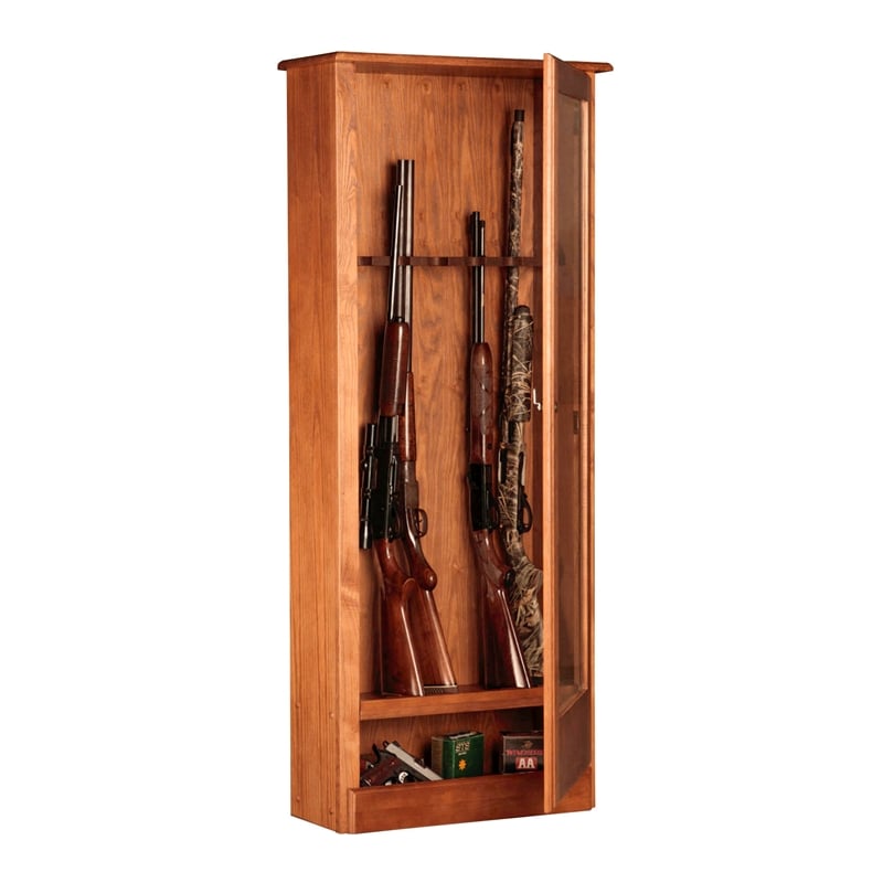 American Furniture Classics Model 724-10 10 Gun Cabinet