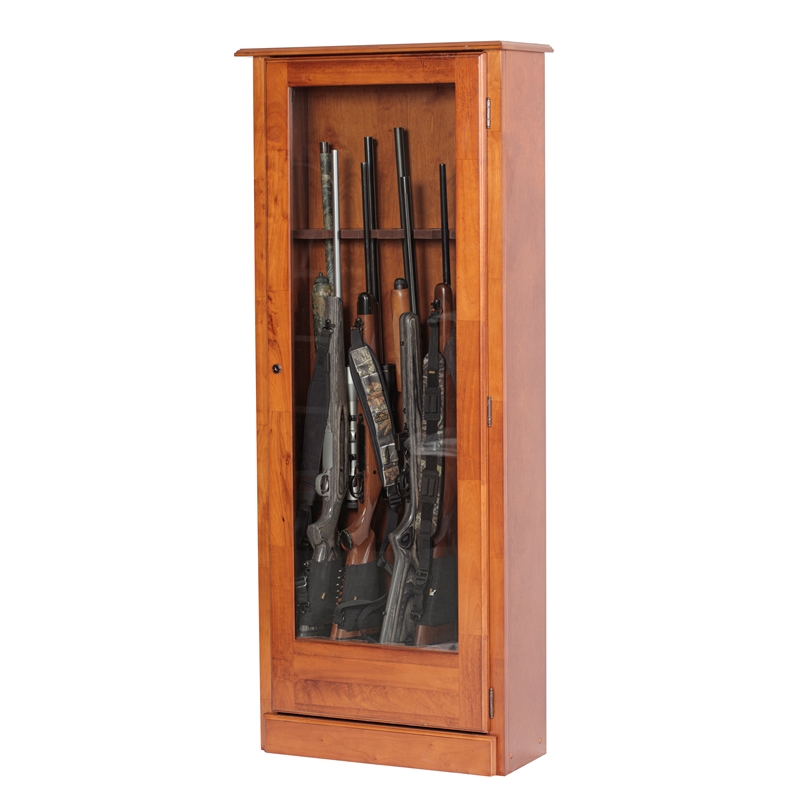 American Furniture Classics Model 724-10 10 Gun Cabinet