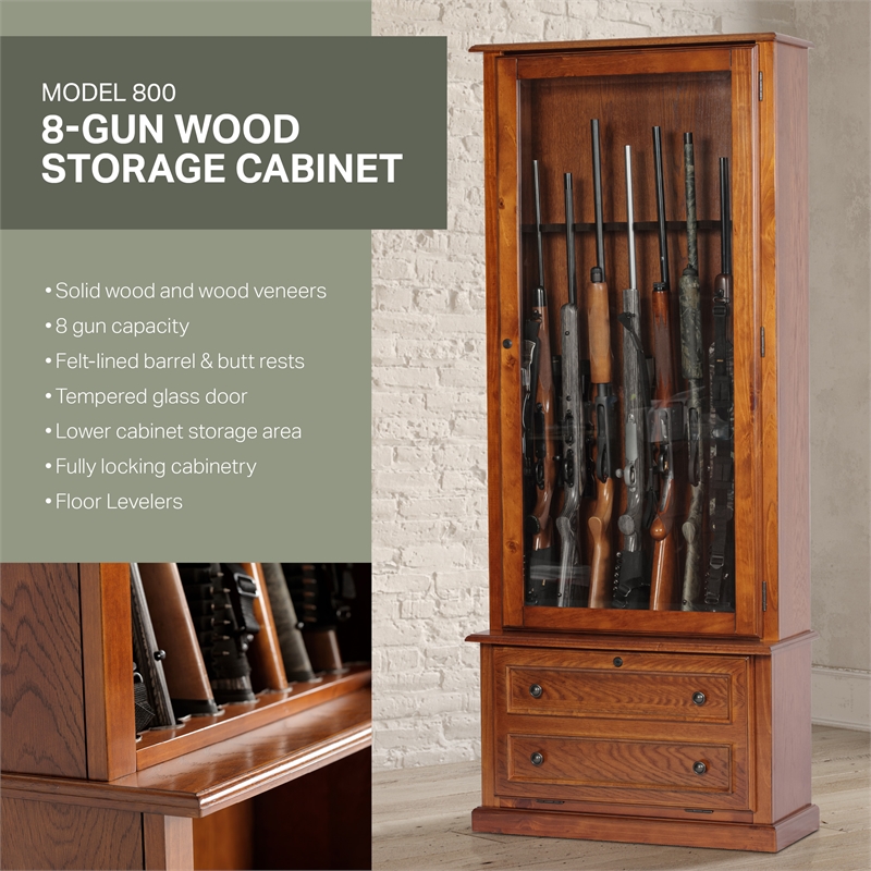 American Furniture Classics 8 Gun Cabinet