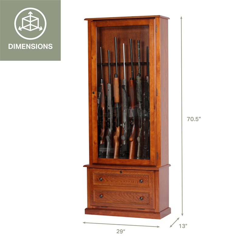 American Furniture Classics 8 Gun Cabinet
