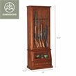 American Furniture Classics 12 Gun Slanted Base Cabinet