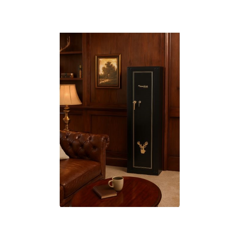 American Furniture Classics 10 Gun Metal Cabinet