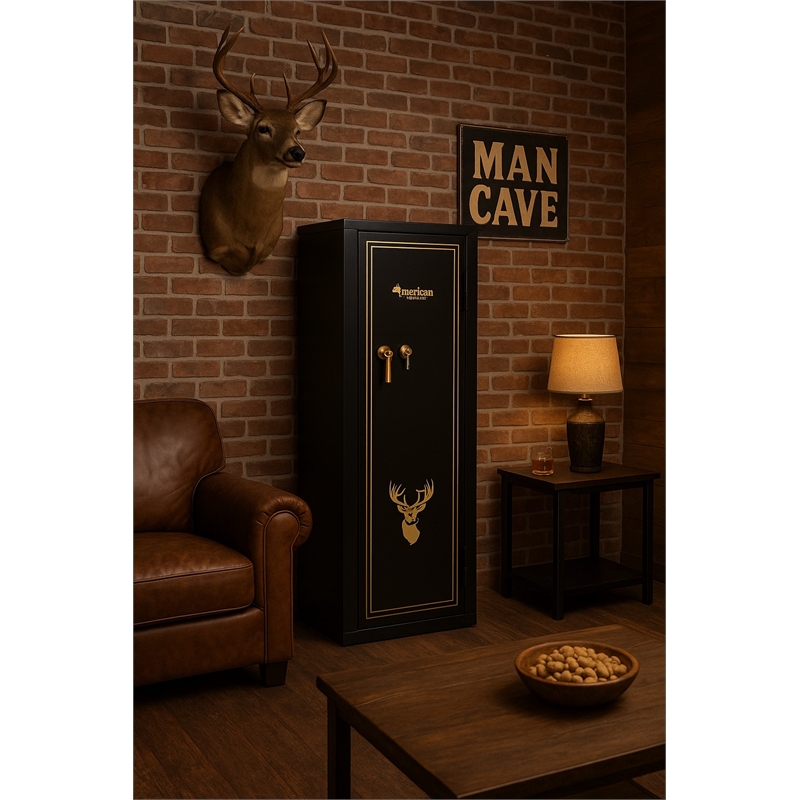 American Furniture Classics 10 Gun Metal Cabinet