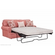 American Furniture Classics Daybreak Coral Polyester Blend Upholstered Sleeper Sofa with Reversible Cushions