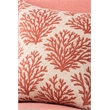 American Furniture Classics Daybreak Coral Polyester Blend Upholstered Sleeper Sofa with Reversible Cushions