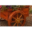 American Furniture Classics Rustic Farmhouse Solid Red Cedar Peddlers Cart for Flowers