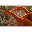 American Furniture Classics Rustic Farmhouse Solid Red Cedar Peddlers Cart for Flowers