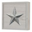 OS Home and Office Furniture Wood Wall Hanging Cabinet in Distressed Gray