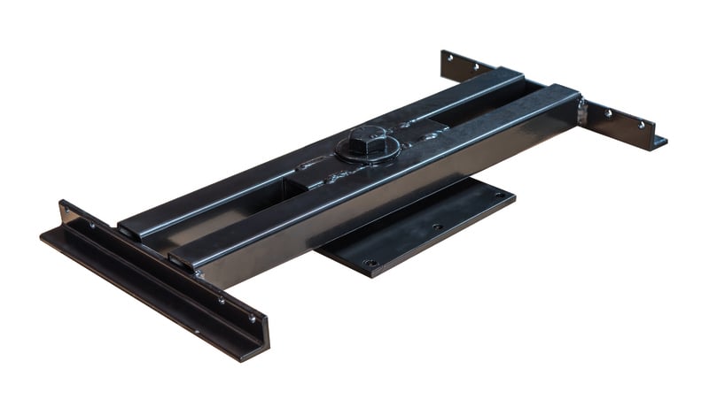 OS Home and Office Furniture Resin Fan Back Swivel Glider in Cedar/Tudor Brown