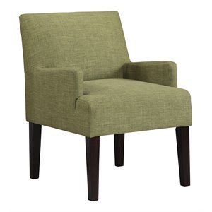 os home and office furniture transitional fabric guest chair in green