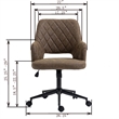 OS Home and Office Model AW800 Home Office Chair