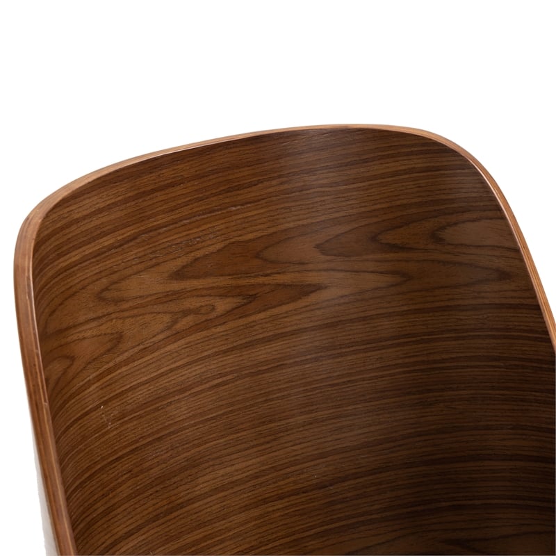 OS Home and Office Model AW804 Black and Brown Faux Leather Home Office Chair