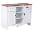 OS Home & Office Furniture 25305 White Countryside Buffet w/ 2 Drawers & 2 Doors