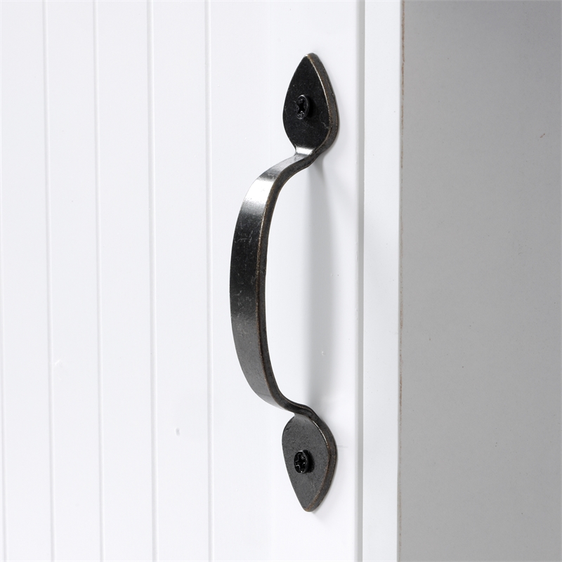 OS Home & Office Furniture 25305 White Countryside Buffet w/ 2 Drawers & 2 Doors