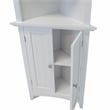 OS Home and Office  Furniture Corner White Kitchen Cabinet