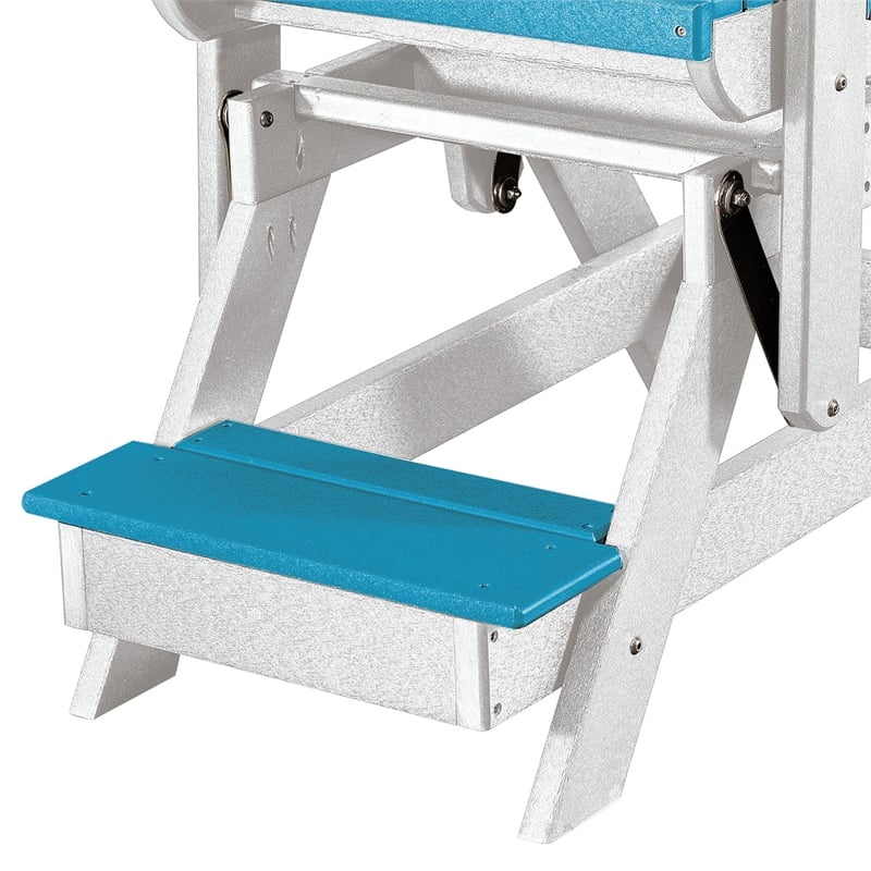 OS Home and Office 516ARW-K Double Balcony Height Glider with Center Table