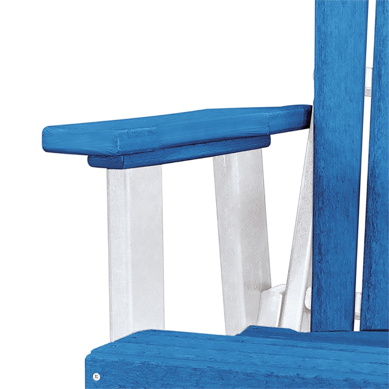 OS Home and Office 516BW-K Double Balcony Height Glider with Center Table