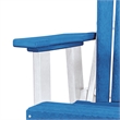 OS Home and Office 516BW-K Double Balcony Height Glider with Center Table