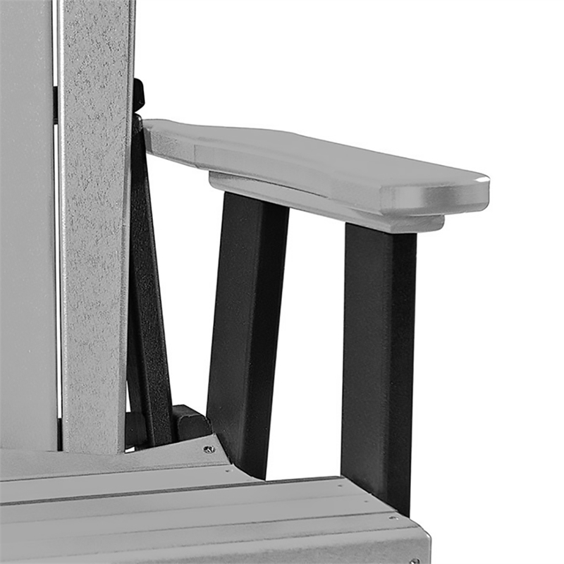 OS Home and Office 516LGB-K Double Balcony Height Glider with Center Table