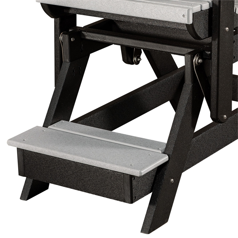 OS Home and Office 516LGB-K Double Balcony Height Glider with Center Table