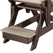 OS Home and Office 516WWTB-K Double Balcony Height Glider with Center Table