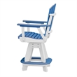 OS Home and Office 130-C-BW Counter Height Swivel Arm Chair