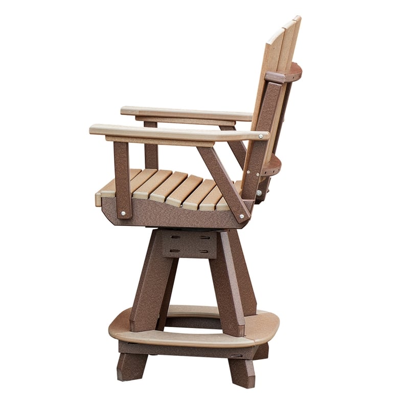 OS Home and Office 130-C-CTB Counter Height Swivel Arm Chair