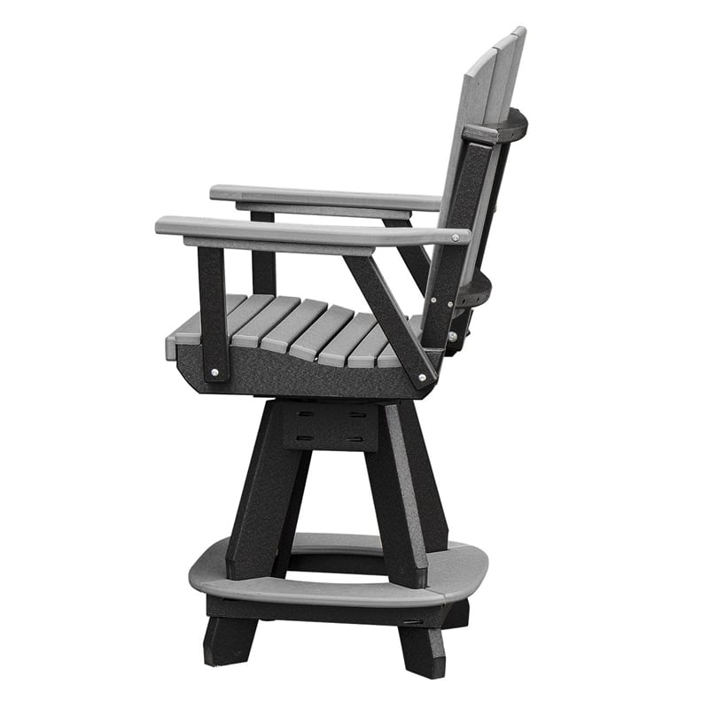OS Home and Office 130-C-LGB Counter Height Swivel Arm Chair