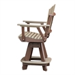 OS Home and Office 130-C-WWTB Counter Height Swivel Arm Chair