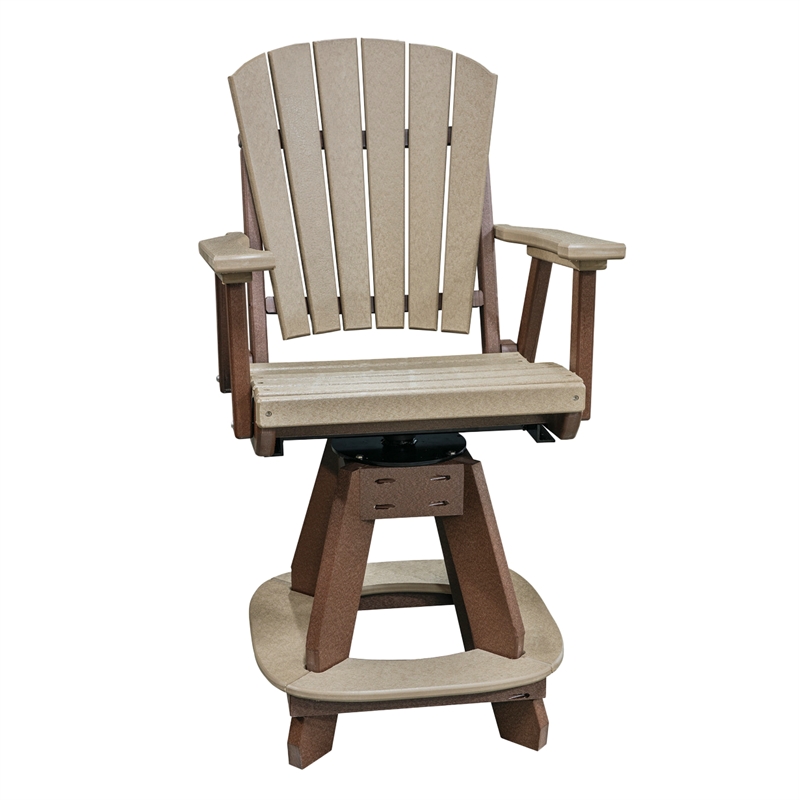 OS Home and Office 130-C-WWTB Counter Height Swivel Arm Chair