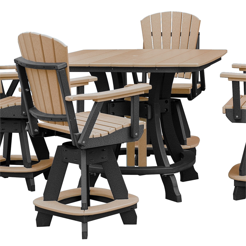 OS Home and Office 130-C-CBK Counter Height Swivel Arm Chair