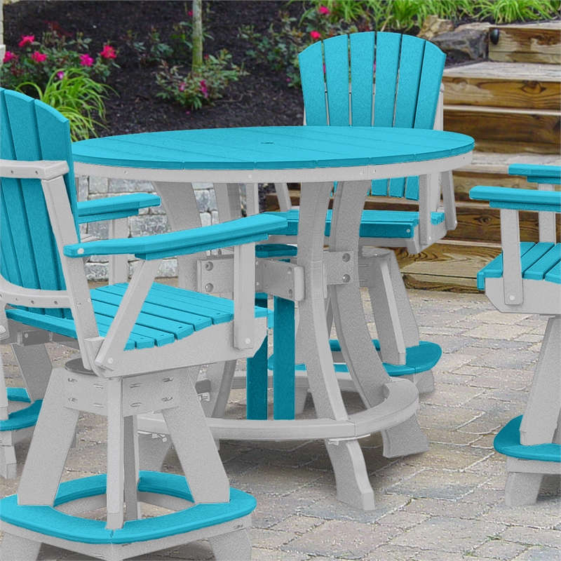 OS Home and Office CR130ARW-K Five Piece Round Counter Height Dining Set