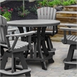 OS Home and Office CR130LGB-K Five Piece Round Counter Height Dining Set