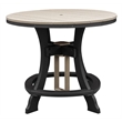 OS Home and Office CR130WWBK-K Five Piece Round Counter Height Dining Set