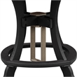 OS Home and Office CR130WWBK-K Five Piece Round Counter Height Dining Set