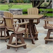 OS Home and Office CS130CTB-K Five Piece Square Counter Height Dining Set