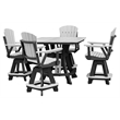 OS Home and Office CS130LGB-K Five Piece Square Counter Height Dining Set