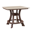 OS Home and Office CS130WWTB-K Five Piece Square Counter Height Dining Set