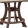 OS Home and Office CS130WWTB-K Five Piece Square Counter Height Dining Set