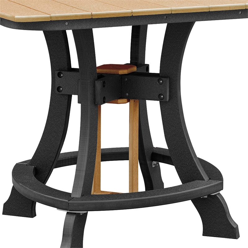 OS Home and Office CS130CBK-K Five Piece Square Counter Height Dining Set