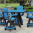 OS Home and Office CS130BBK-K Five Piece Square Counter Height Dining Set