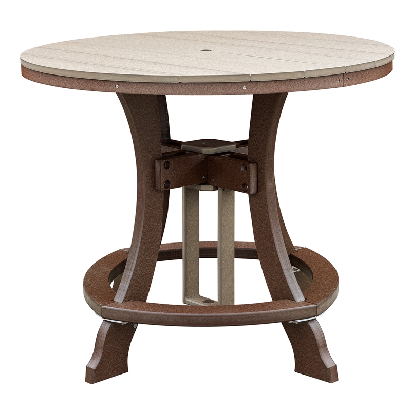OS Home and Office 44R-C-WWTB Counter Height Round Table