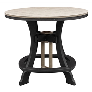 OS Home and Office 44R-C-WWBK Counter Height Round Table