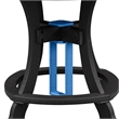 OS Home and Office 44R-C-BBK Counter Height Round Table