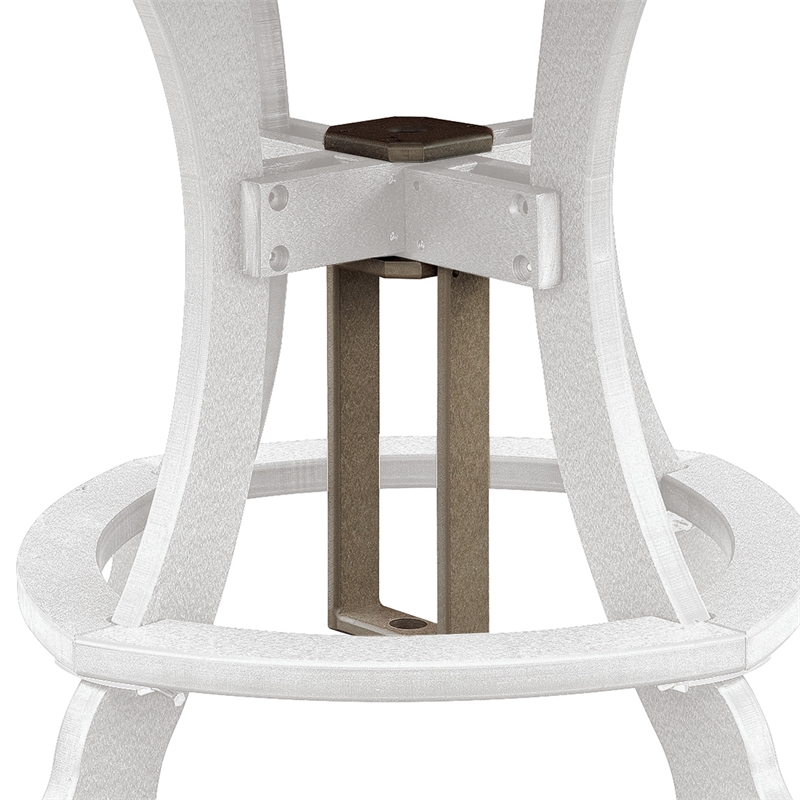 OS Home and Office 44R-C-WWWT Counter Height Round Table