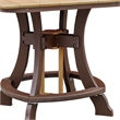 OS Home and Office 44S-C-CTB Counter Height Square Table in Cedar
