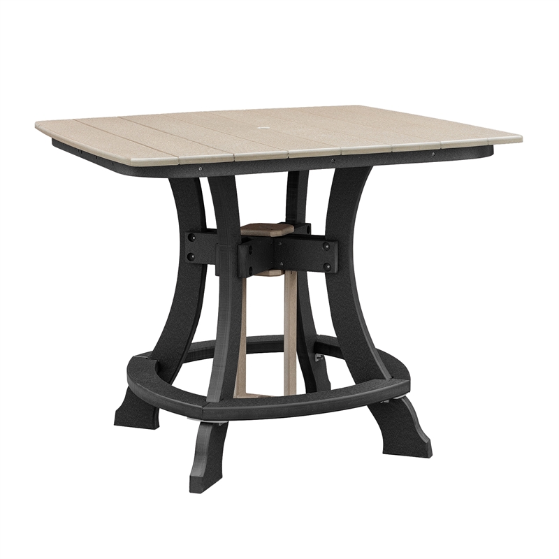 OS Home and Office 44S-C-WWBK Counter Height Square Table